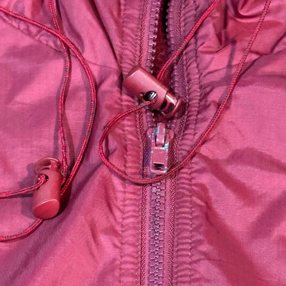 UNIVERSITY OF ARKANSAS Men Large Red Stadium Jacket Warm Hood Razorbacks Vintage - Picture 12 of 12